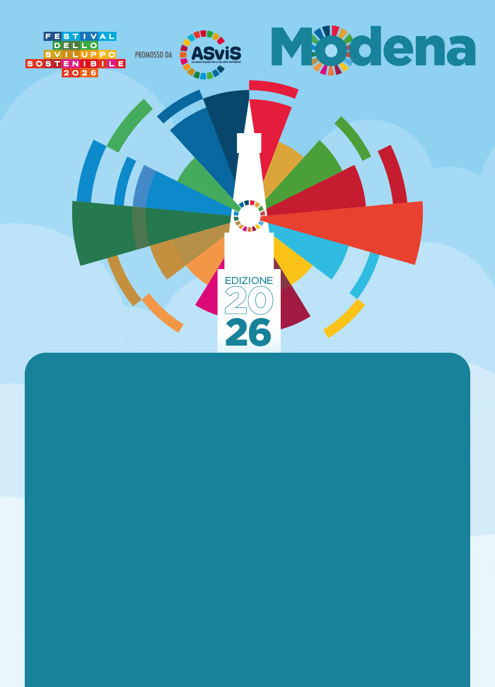 Il Festival dello Sviluppo Sostenibile, promosso da ASviS, diffonde la cultura della sostenibilità e valorizza gli obiettivi dell’Agenda 2030, promuovendo un cambiamento culturale e collettivo.
A Modena, oltre agli incontri, Piazza Grande ospiterà la Ghirlandina illuminata con i Goal e il Giardino del Benessere. Al Laboratorio Aperto, mostre dedicate agli SDGs.
Scopri di più al seguente link

